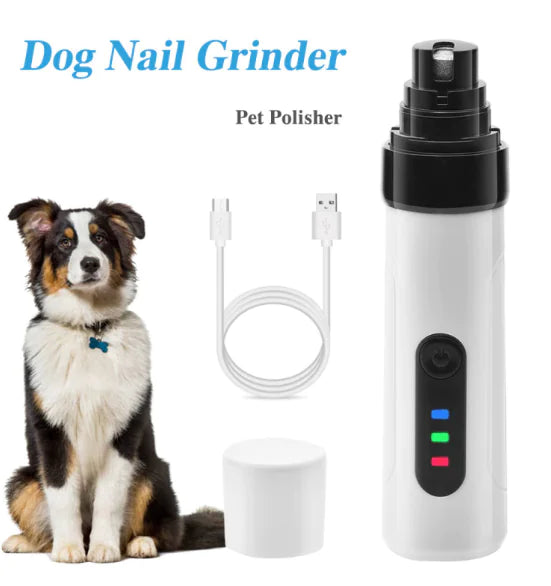 Baby Paws Nail Grinder in use